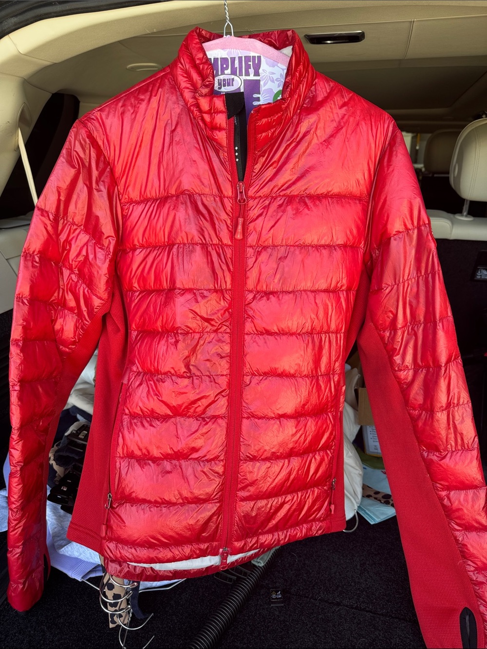 Canada Goose Red Women's Packable Puffer Jacket